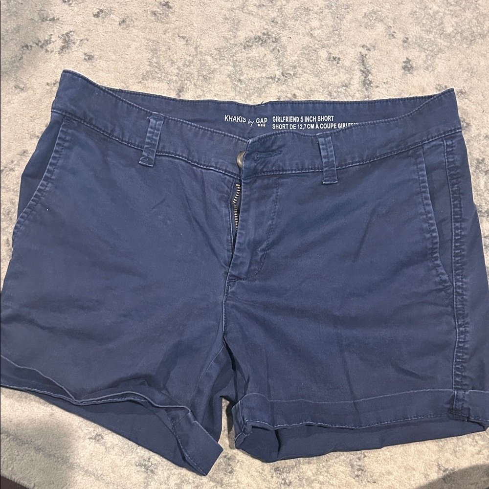 GAP Women's Navy Blue Bermudas